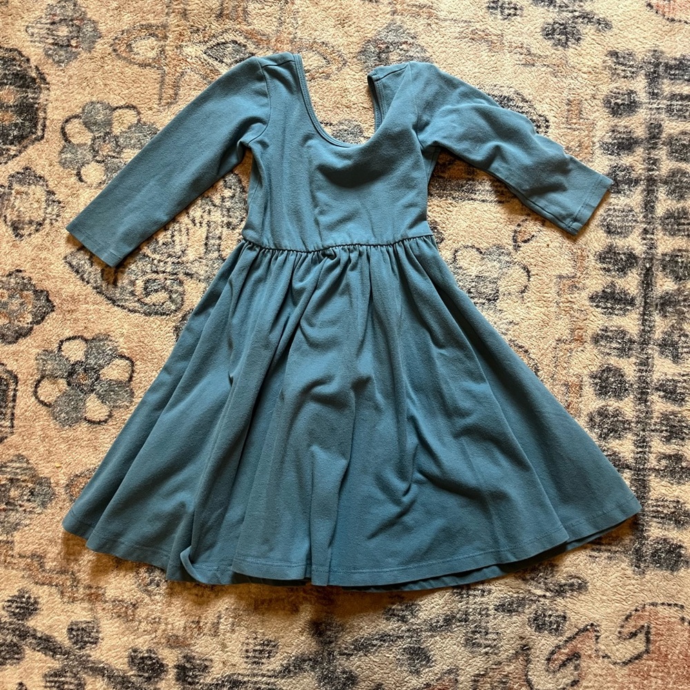 Alice + Ames The Ballet Dress in Aegan Blue - girls size 7